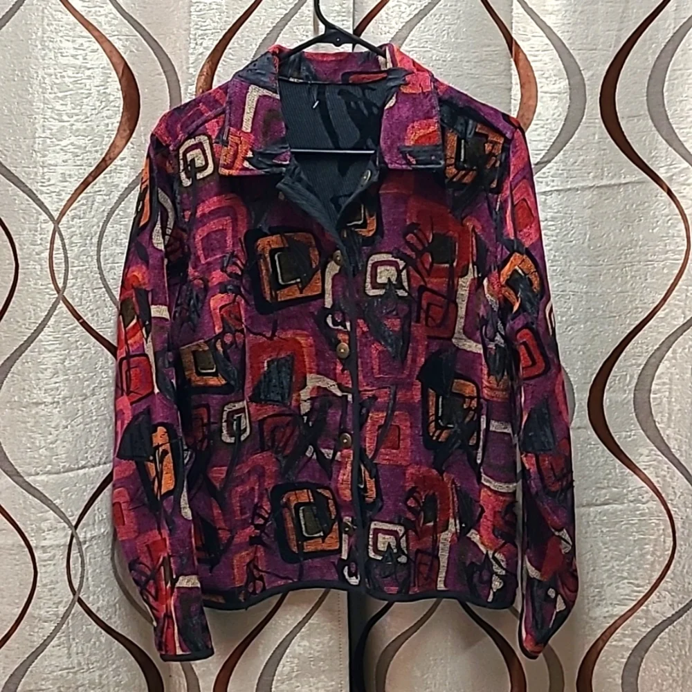 Abstract Cloth Reversible Jacket - Picture 11 of 11